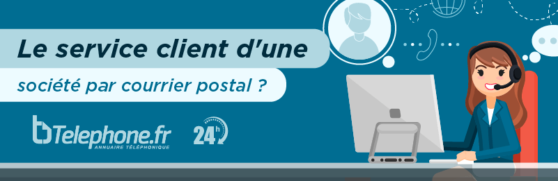 Contacter un service client par courrier postal