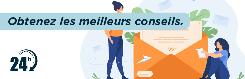 Écrire à un service client par courrier postal
