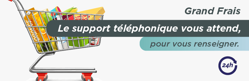 numero support client grand frais