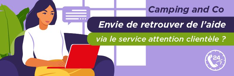 numero service client camping and co