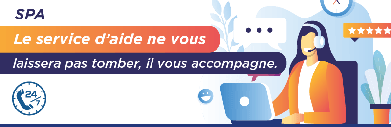 contacter service client spa