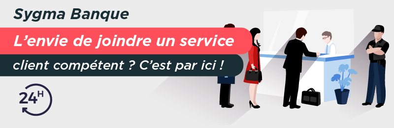 Téléphone de Sygma Banque par BNP Paribas