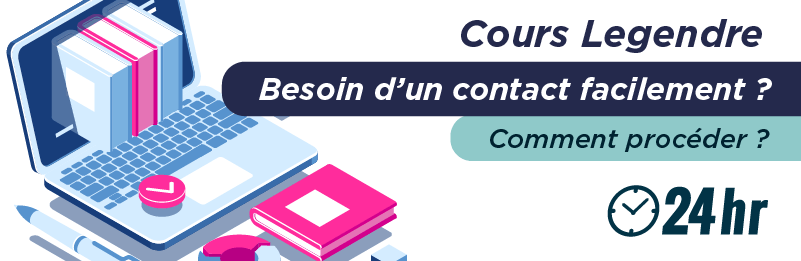 contacter service clientele cours legendre