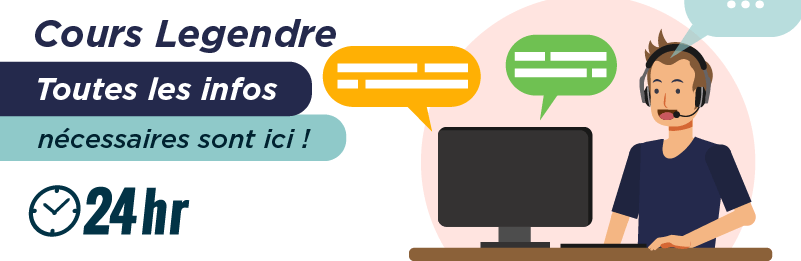 service client telephone cours legendre