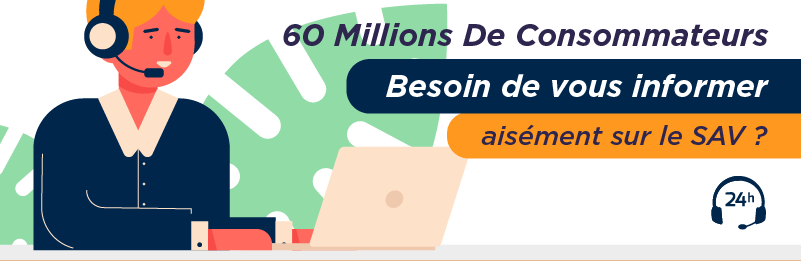numero service client 60 millions de consommateurs
