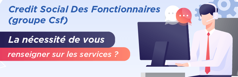 contact support client credit social des fonctionnaires