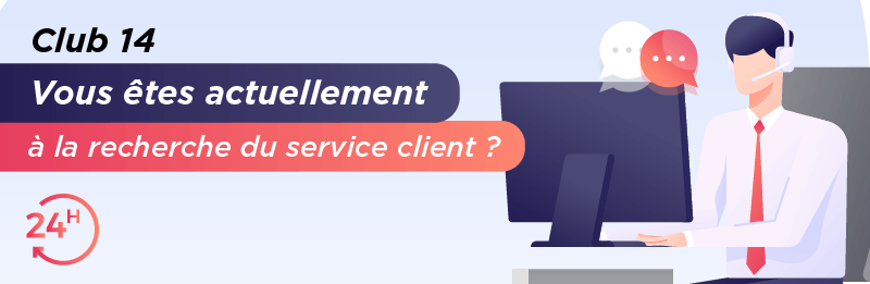 numero support client club 14