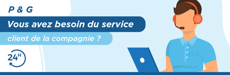 service client telephone p&g
