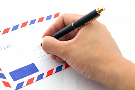 Contacter par adresse anglaise