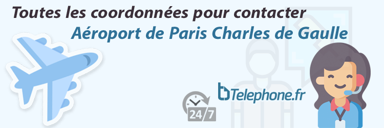 Téléphone de l'aéroport Paris-Charles-de-Gaulle
