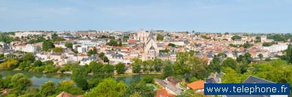 Vue de la ville de Poitiers