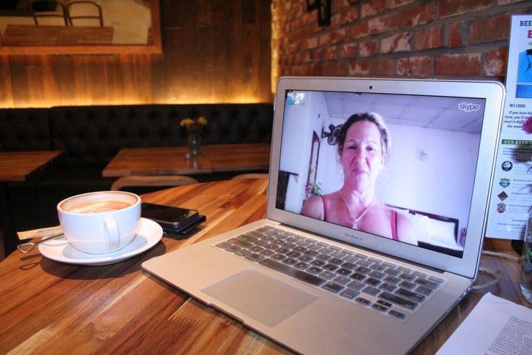 Conversation par Skype