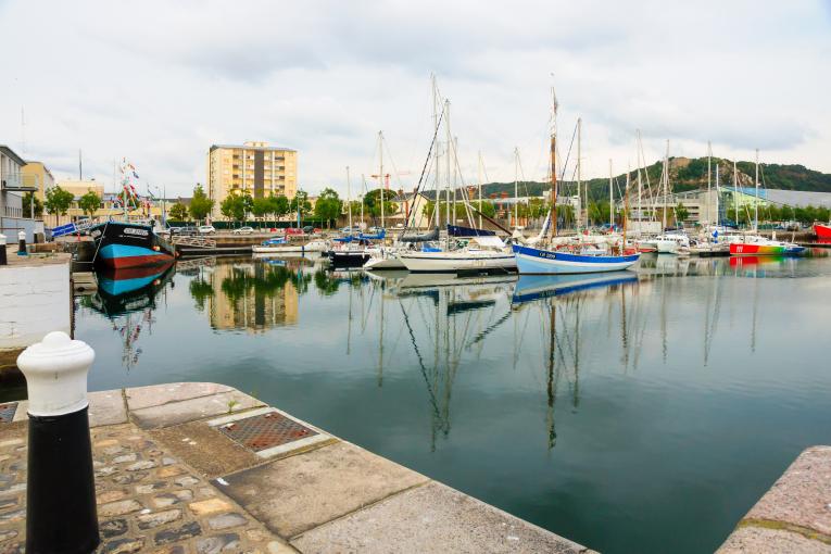 Port de Cherbourg-Octeville.