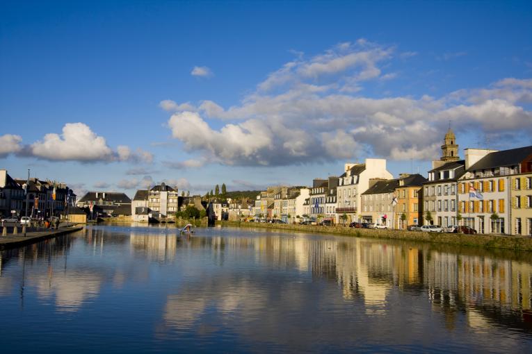 Vue de la ville de Landerneau