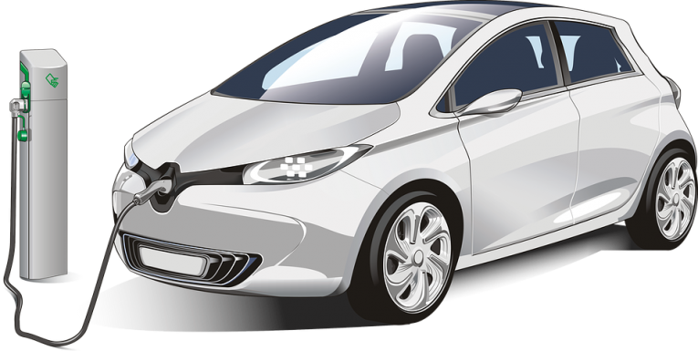Location de véhicules électriques en Auto Bleue