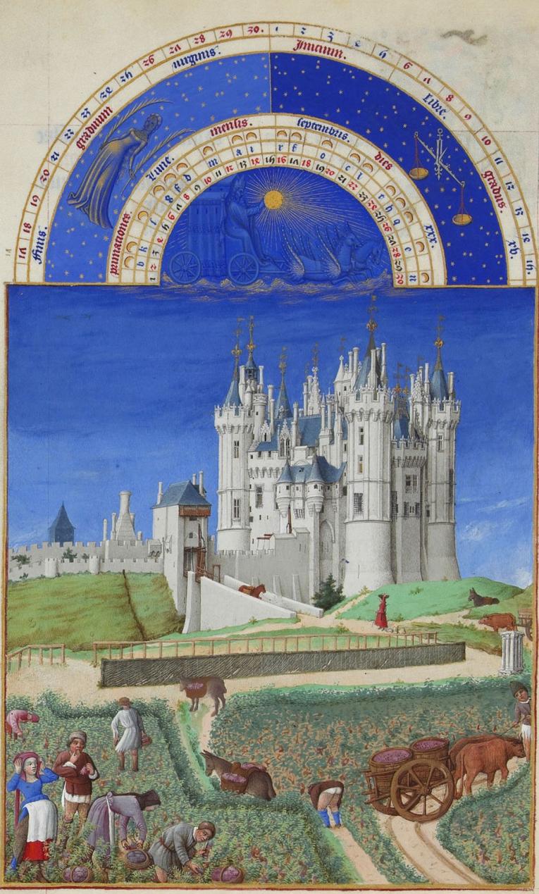 Peinture du château de Saumur