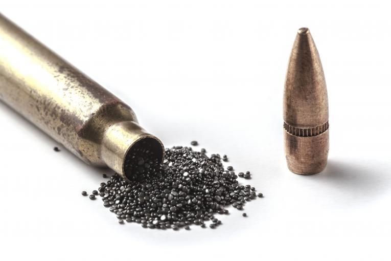 Poudre et projectile de la société Eurenco